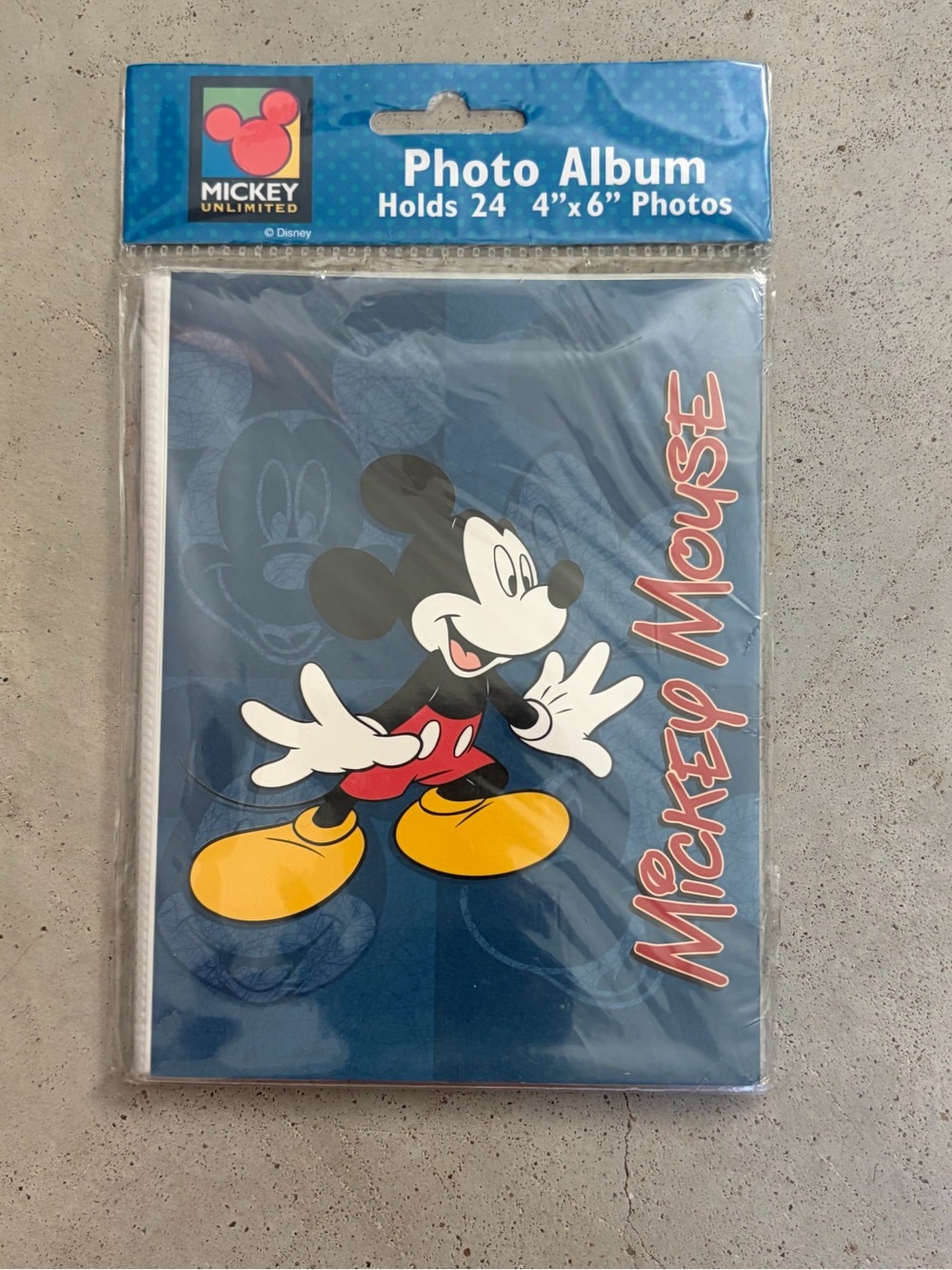 Vintage 90s Mickey Unlimited Photo Album NIP Holds 24 4x6 Photos